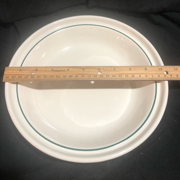 LONGABERGER WOVEN TRADITIONS CLASSIC GREEN 10” PIE PLATE - Picture 5 of 5